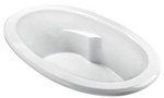 Oval Tub, End Drain & Armrests