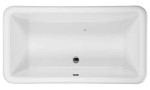 Rectangle Tub with Center Drain, Rounded Cornrs