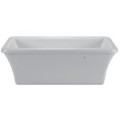 Rectangle Freestanding Bath with Rolled Rim
