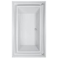 Rectangle Bath with Overflow Channel