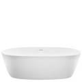 Solid Surface Oval Freestanding Bath