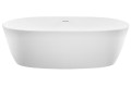 Oval Bath with Thin Rim, Angled Sides