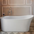 Slipper Freestanding Bath with Wide Deck at Drain