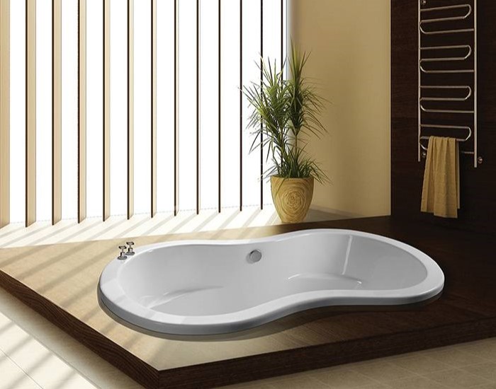 Eternity Shown as a Drop-in Tub, Deck mount Faucets