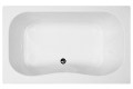 Rectangle Bath with Oval Bathing Well, Side Center Drain