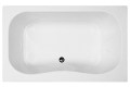 Rectangle Bath with Oval Interior, Side Center Drain