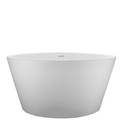 Round Freestanding Japanese Style Bath, Thin Rim