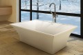 Rectangle Bath with Curving Sides, Boxy Rim