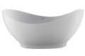 Dramatic Double Slipper Tub with Curving Sides