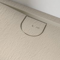 End Drain Shower Base with Drain Cover