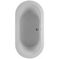 Modern Oval Bath, Center Drain