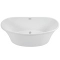 Oval Double Slipper Freestanding Tub