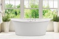Double Slipper Freestanding Bath with 2 Backrests