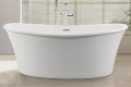 Double Slipper Freestanding Bath with 2 Backrests