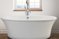 Louise Installed with Freestanding Tub Faucet Centered Behind