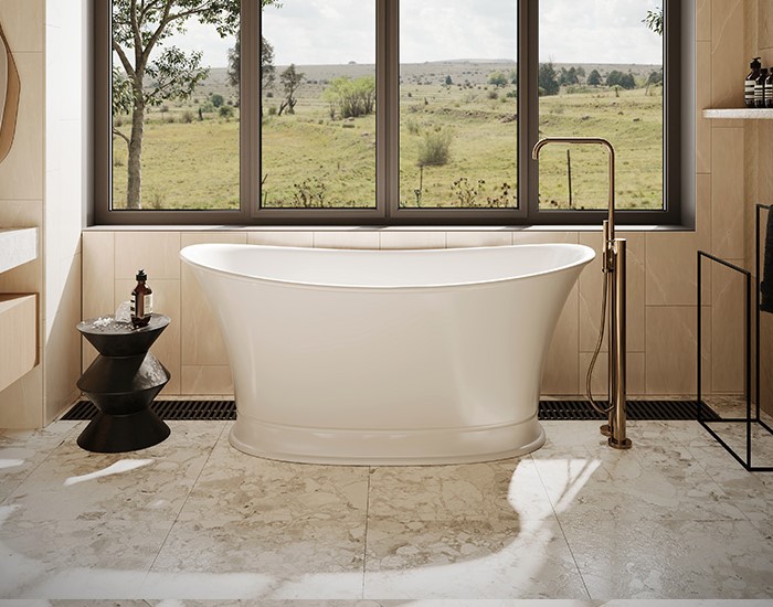 MTI MacPherson Freestanding Double Slipper Installed