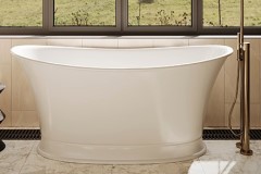 Classic Double Slipper Bath with Integral Pedestal Base