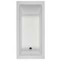 Modern Rectangle Bath, End Drain