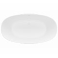 Oval Bath with Center Side Drain