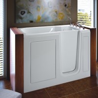 Walk-in Bathtub with Swing In Door