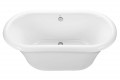 Freestanding Bath with a Traditional Rolled Rim