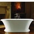 Oval, Traditional Style Bathtub with Pedestal Base
