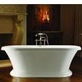 Oval, Traditional Style Bathtub with Pedestal Base