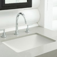 Rectangle Undermount Sink with Rounded Corners