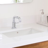 Rectangle Undermount Sink with Rounded Corners