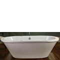 Oval Bathtub, Center Drain