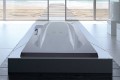 Rectangle Tub with Oval Bathing Area, Raised Backrests