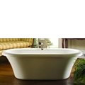 Oval Freestanding Bath with Center Drain