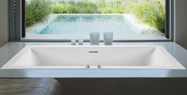 Rectangle Drop-in Tub with Low Profile Rim