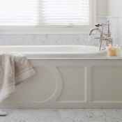 Drop-in Tub with Rounded Rim, Traditional Styling