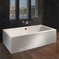 Andrea Sculpted Freestanding Tub with Center Drain