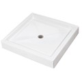 Square Shower Pan with 2 Flanges