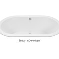 Shown in Matte Finish DoloMatte, Center-Side Drain, 2 Backrests