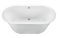 Oval Freestanding Bath, Modern Flat Rim