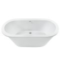 Oval Freestanding Bathtub with Center Drain