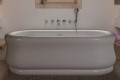Parisian 3 Installed with Wall Mounted Tub Faucet