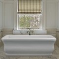 Freestanding Tub with Sculpted Sides