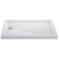 Rectangle Shower Pan with Square End Drain
