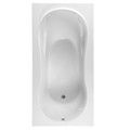 Rectangle Bath, Oval Interior, End Drain, Raised Backrest