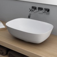 Rectangular Vessel Sink, Rounded Corners