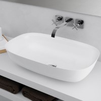 Rectangular Vessel Sink, Rounded Corners