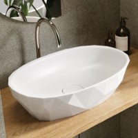 Round Vessel Sink, Extior Matches the Stelvio Tub