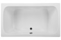 Rectangle Tub with Curving Backrests, Center-Side Drain