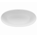 Oval Bath with Center Drain, Drain matches Tub