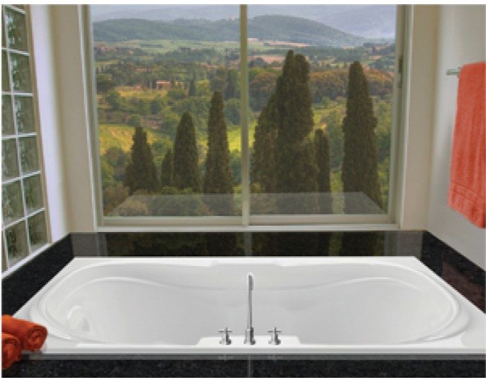 Tranquility 3 Drop-in Installed with Tub Deck Mount Faucets