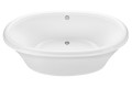 Oval Freestanding Bath with Rolled Rim